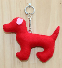 Porte-cl&eacute;s Chien n&deg;15