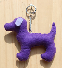 Porte-cl&eacute;s Chien n&deg;09