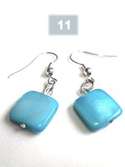Boucles d'oreilles - nacre - 11