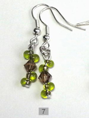 Boucles d'oreilles - perles - 07