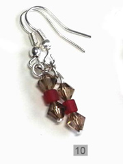 Boucles d'oreilles - perles - 10